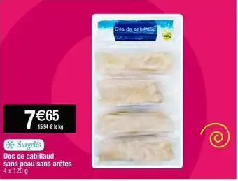 Cora x Carrefour Cabillaud offre
