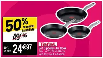 Cora x Carrefour Poêle tefal offre