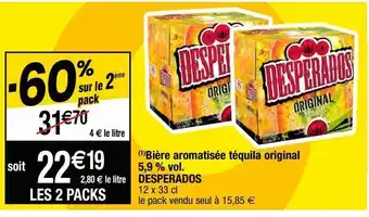 Cora x Carrefour Bière desperados offre