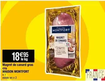 Cora x Carrefour Magret de canard offre