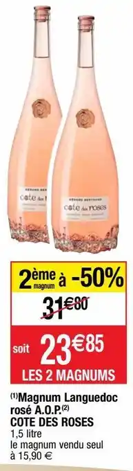Cora x Carrefour Vin rosé offre