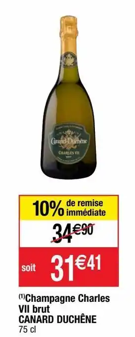 Champagne brut canard-duchene