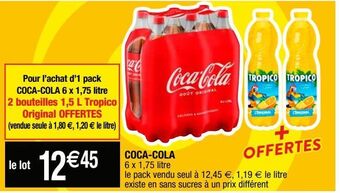 Cora x Carrefour Coca-cola offre