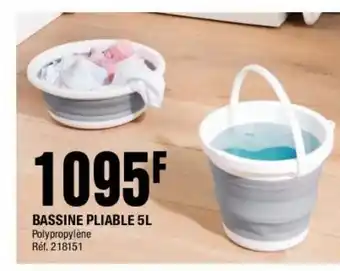 La Foir'Fouille Bassine plaible 5l offre
