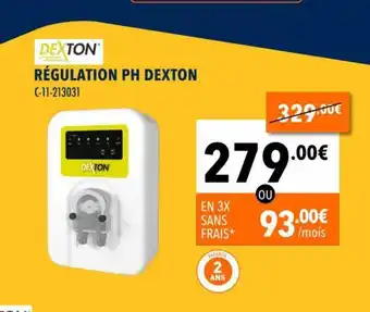 DEXTON RÉGULATION PH DEXTON