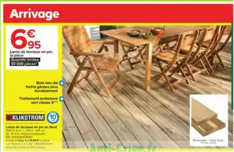 Castorama Lame de terrasse en pin, la pièce offre
