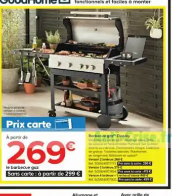Castorama Barbecue gaz Sans carte: à partir de 299 € offre