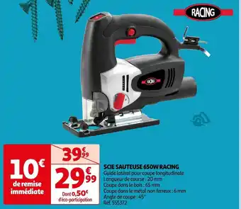 Auchan SCIE SAUTEUSE 650W RACING offre