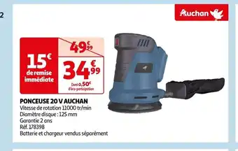 PONCEUSE 20 V AUCHAN