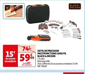 Auchan OUTIL DE PRECISION MULTIFONCTIONS SANS FIL offre