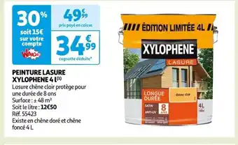 Auchan PEINTURE LASURE XYLOPHENE 4 ((¹) offre