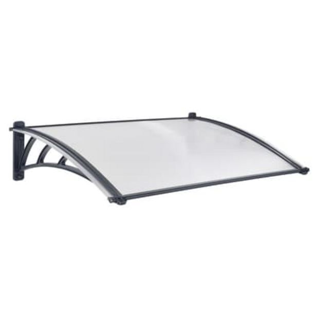 Lapeyre Auvent alain contemporain verre et aluminium offre