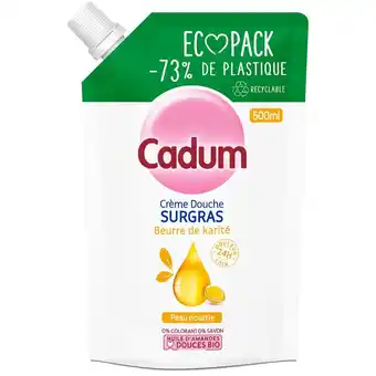 Auchan Copack crème de douche karité cadum offre