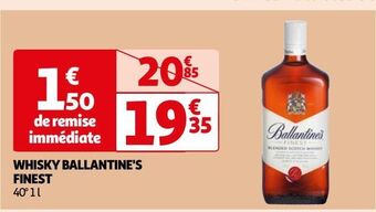 Auchan Whisky ballantine's finest offre
