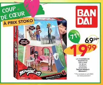 Stokomani La chambre de marinette des 4 ans offre