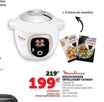 Hyper U Multicuiseur Intelligent Cookeo offre