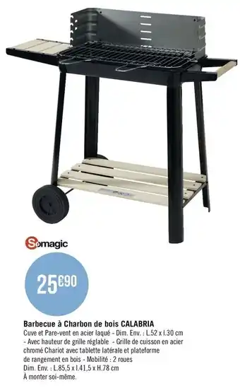 Casino Supermarchés Barbecue à Charbon De Bois Calabria offre