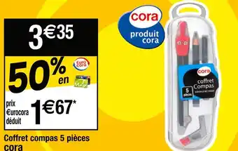 Cora coffret compas 5 pièces