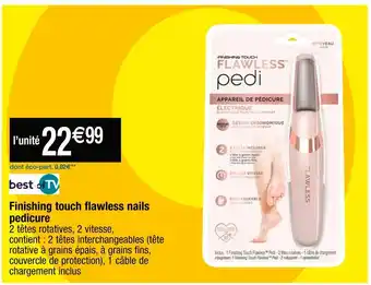 Cora x Carrefour Best of tv finishing touch flawless nails pedicure offre