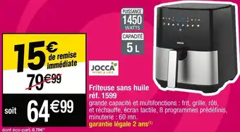 Cora x Carrefour Jocca friteuse sans huile offre
