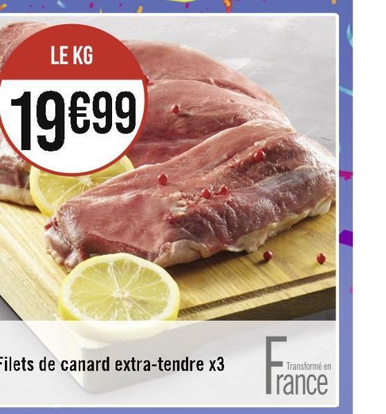 Casino Supermarchés Filets de canard extra-tendre x3 offre