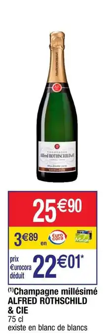 Alfred rothschild & cie champagne millésimé