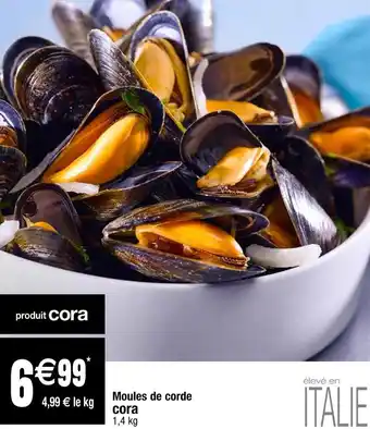 Cora x Carrefour Cora moules de corde offre