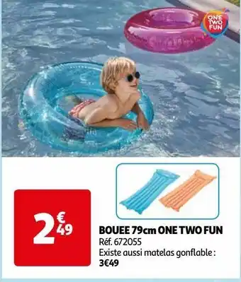 Auchan Bouee 79cm one two fun offre