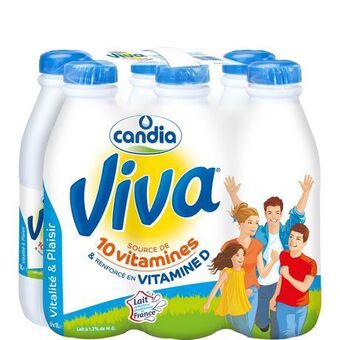 Auchan Supermarché Lait viva de candia offre