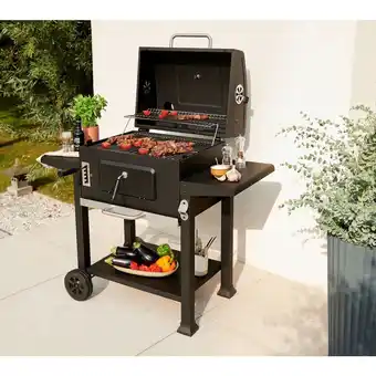 Auchan Barbecue charbon de bois titan gardenstar offre