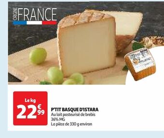 Auchan Supermarché P`tit basque d`istara offre