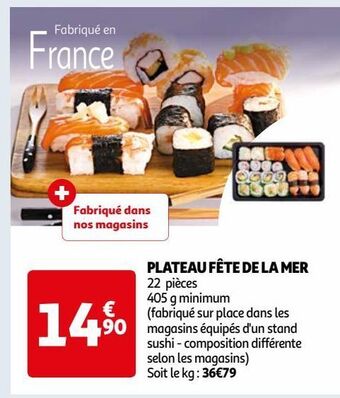 Auchan Plateau fête de la mer offre