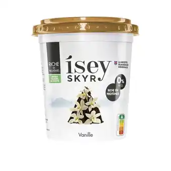 Auchan Skyr vanille isey offre