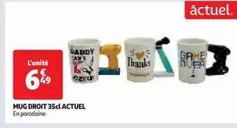 Mug droit 35cl actuel