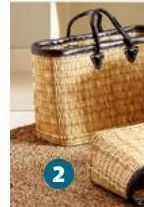 Panier jonc de mer