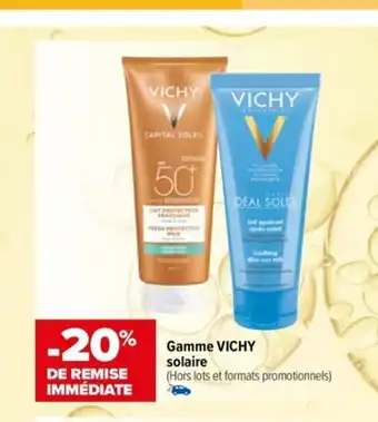 Carrefour maPara parapharmacie Gamme VICHY solaire offre