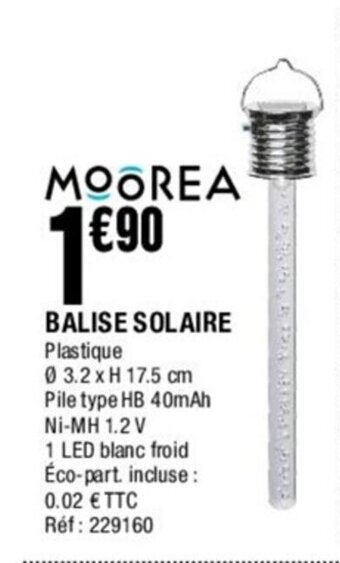 La Foir'Fouille BALISE SOLAIRE offre