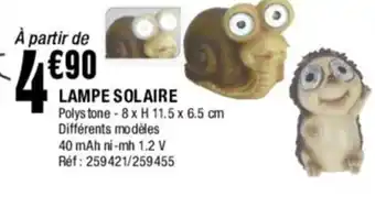 La Foir'Fouille LAMPE SOLAIRE offre