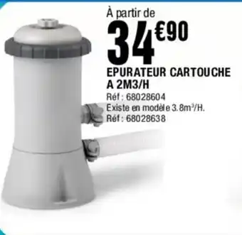 EPURATEUR CARTOUCHE A 2M3/H