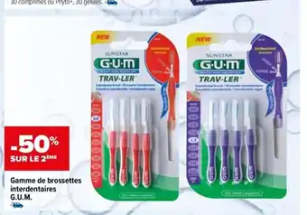 Gamme de brossettes interdentaires G.U.M.