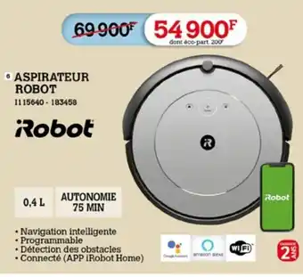 Darty Robot ASPIRATEUR ROBOT offre