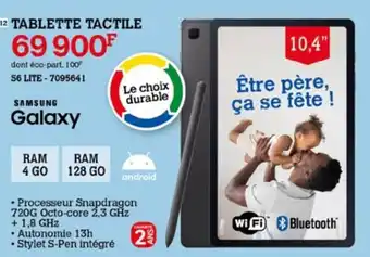 12 TABLETTE TACTILE