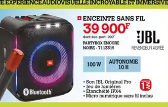ENCEINTE SANS FIL