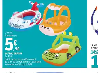 E.Leclerc BATEAU ENFANT offre