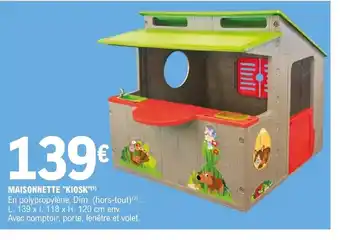 E.Leclerc MAISONNETTE "KIOSK"(¹) offre
