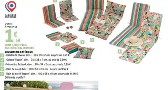 E.Leclerc COUSSINERIE EXTÉRIEUR offre