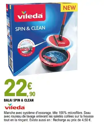 E.Leclerc BALAI SPIN & CLEAN offre