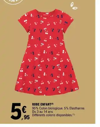 E.Leclerc ROBE ENFANT (²) offre