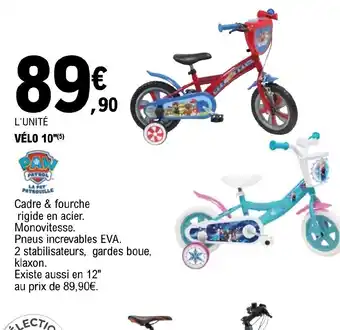 E.Leclerc L'UNITÉ VÉLO 10"(5) offre