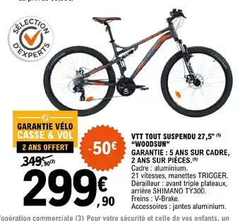 E.Leclerc VTT TOUT SUSPENDU 27,5" (5) offre